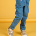Jeans paper bag con elastico in vita
