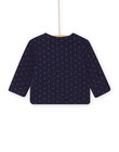 Cardigan navy neonata NIJOCAR3 / 22SG0963CAR070