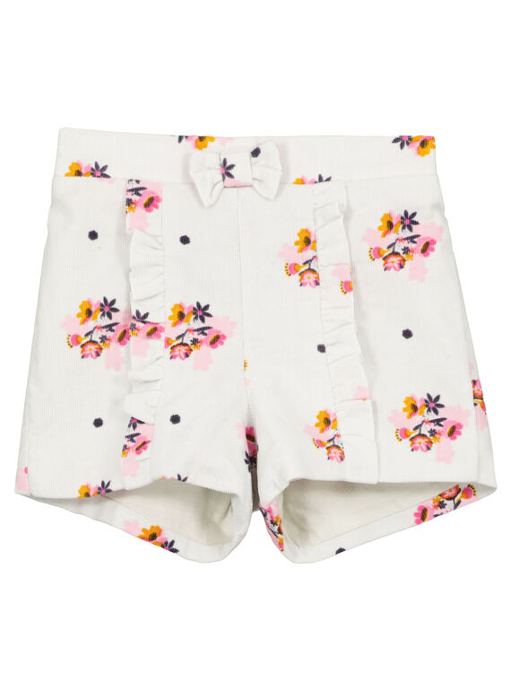 Shorts in velluto con stampa neonata GIBLASHO / 19WG09S1SHO218