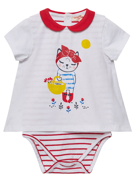 Body effetto 2 pezzi neonata JIGRABODY / 20SG09E1BOD001