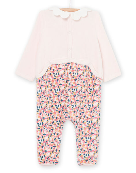 Tutina a maniche lunghe con stampa foglie PEFIGRECHOU / 22WH1333GRE632