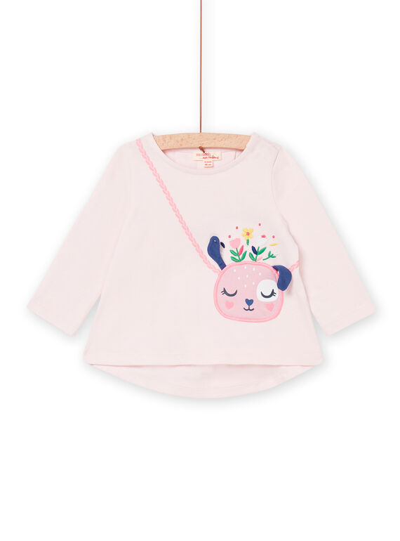 T-shirt maniche lunghe rosa PIMUTEE / 22WG09R1TML632