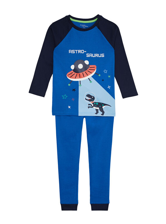 Pigiama blu spazio fosforescente bambino JEGOPYJESPA / 20SH12C4PYJC238