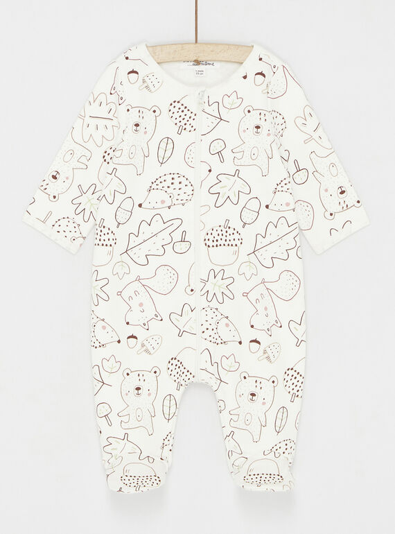 Tutina panna con stampa animali SOU1GRE5 / 23WF0512GREA001