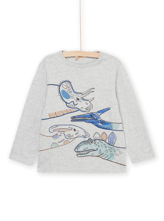 T-shirt maniche lunghe con stampa dinosauri POMENTEE1 / 22W902U4TMLJ922