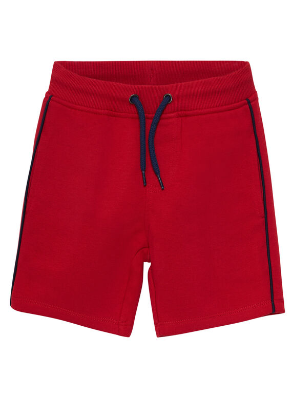 Bermuda felpati bambino basic rossi JOJOBER4 / 20S90251D25F505