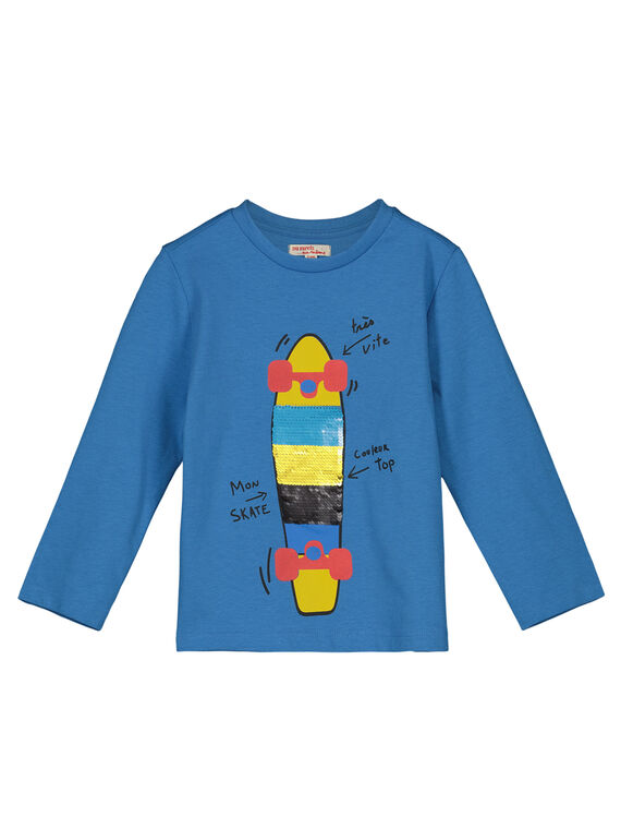 T-Shirt Maniche Lunghe Blu Acceso GOBLETEE2 / 19W90291TMLC232