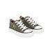 Sneakers in tela kaki con patch stella