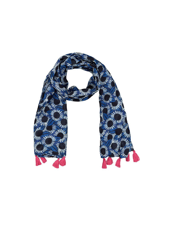 Foulard con stampa fantasia bambina FYANEFOUL / 19SI01B1FOU099