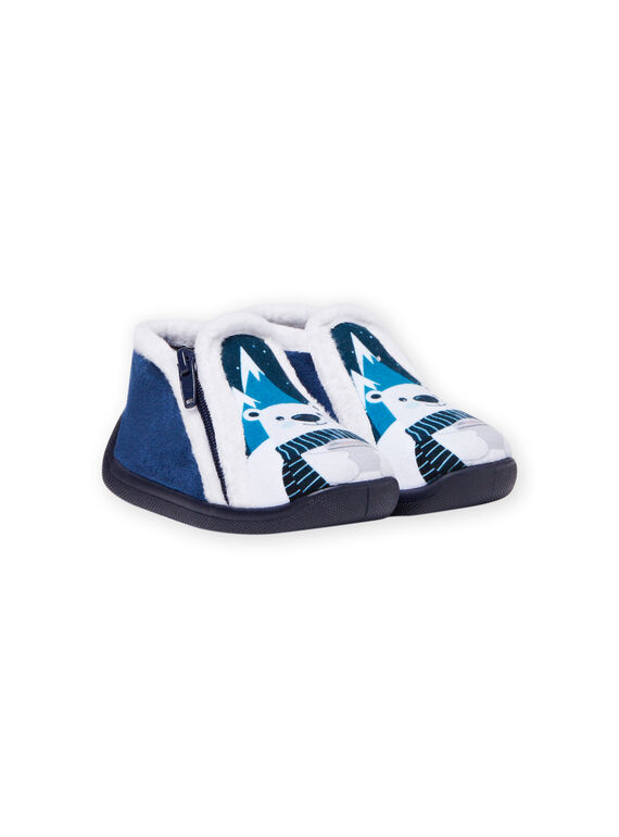 Babbucce bicolore motivo orso neonato MUPANTPOL / 21XK3821D0A070