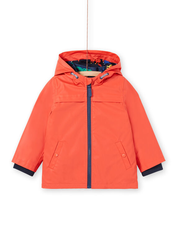 Impermeabile con cappuccio arancione 3 in 1 bambino LOGROIMP1 / 21S902R2IMPE414