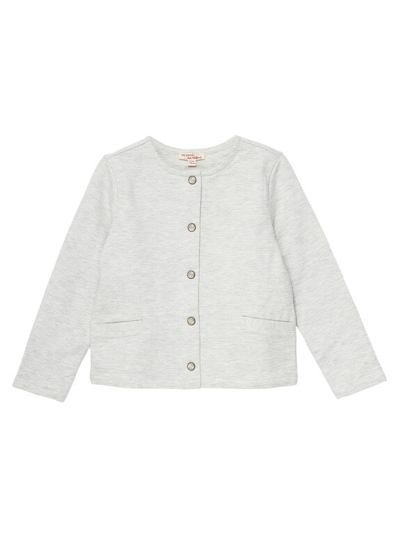 Cardigan ecrù melange JAJOCAR2 / 20S90151D3C006