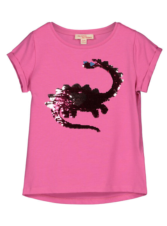 T-SHIRT MANICHE CORTE PAILLETTES DOUBLE FACE GABLETI1 / 19W90191TMCD305