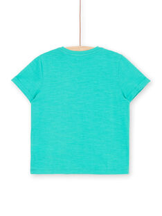 T-shirt maniche corte verde bambino LOBONTI6 / 21S902W1TMC600
