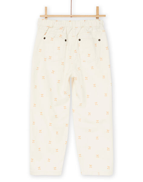 Pantaloni beige con stampa ciliegia RADAYPANT1 / 23S901M2PAN003