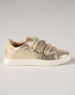 Gold VELCROS SNEAKERS PABASGLIT / 22XK3561D3P954