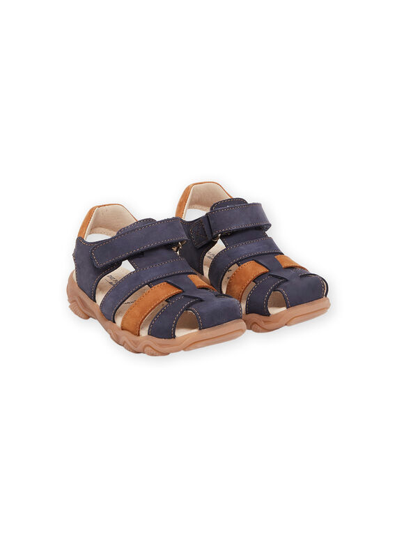 Sandali navy in pelle ROSANDBOSPOR / 23KK3661D0E070