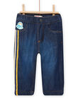 Jeans denim scuro motivi arcobaleno neonato NULUJEAN / 22SG10P1JEAK005