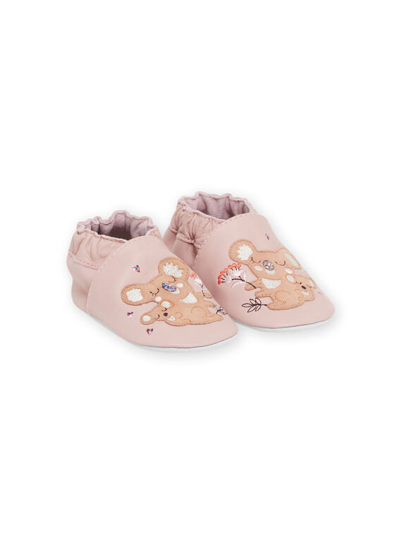 Babbucce rosa con motivi koala neonata NICHOSKOALA / 22KK3723D3S030