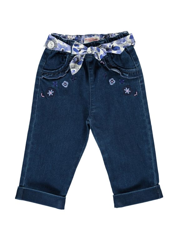 Baby girls' fancy jeans CIKLEJEAN / 18SG09D1JEAK005