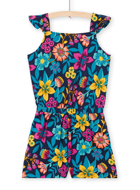 Tutina con spalline a volant e stampa a fiori LAMUMCOMB2 / 21S901Z1CBLC211