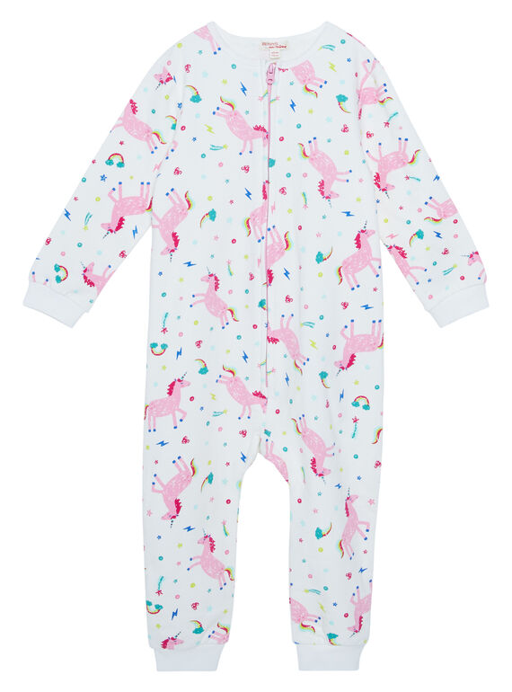 Tuta bambina con stampa unicorno JEFACOMBCA / 20SH11C1D4F001