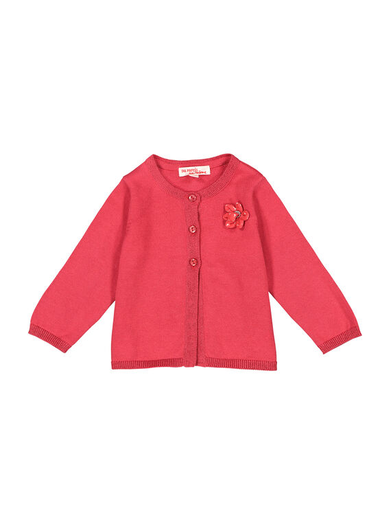 Cardigan rosa neonata FIJOCAR2 / 19SG0932CAR308
