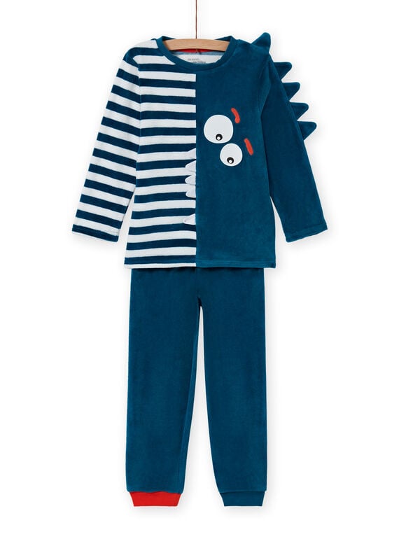 Completo pigiama fosforescente con motivo coccodrillo bambino MEGOPYJVER / 21WH1231PYJC225