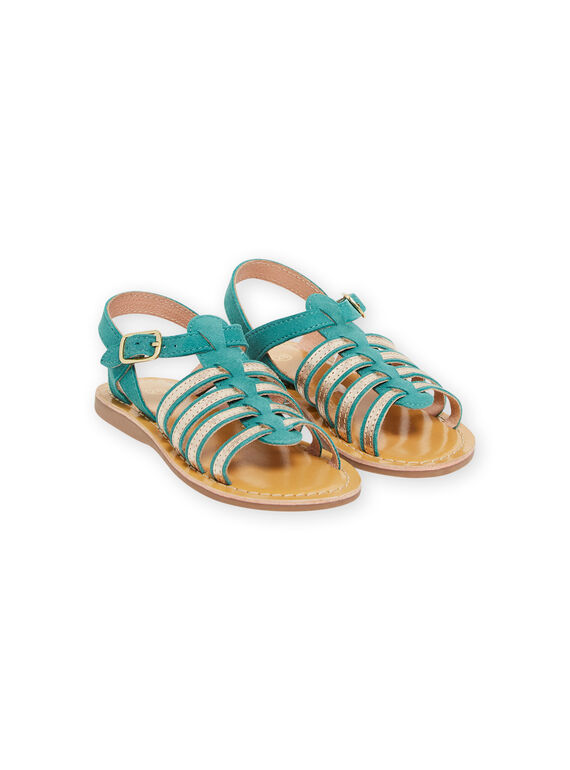 Sandali alla schiava turchesi bambina NASANDSEVERINE / 22KK3542D0E202