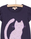 T-shirt con motivo gatto RAJOTI1 / 23S90183TMC070