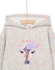 Abito con cappuccio con motivo giraffa PAREROB4 / 22W901T5ROB320
