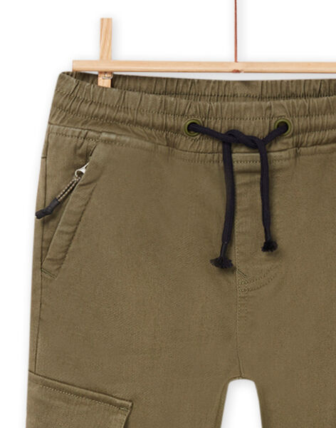 Pantaloni cargo kaki. POKAPAN / 22W902L1PAN628