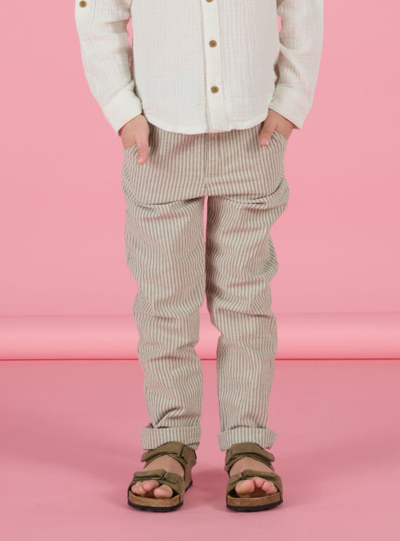 Pantaloni con stampa a righe RONEOPAN / 23S902O1PANI818