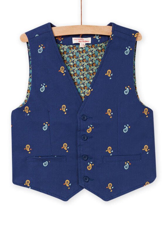 Cardigan senza maniche navy bambino NOBAGIL / 22S90211GSM070