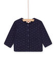 Cardigan navy neonata NIJOCAR3 / 22SG0963CAR070