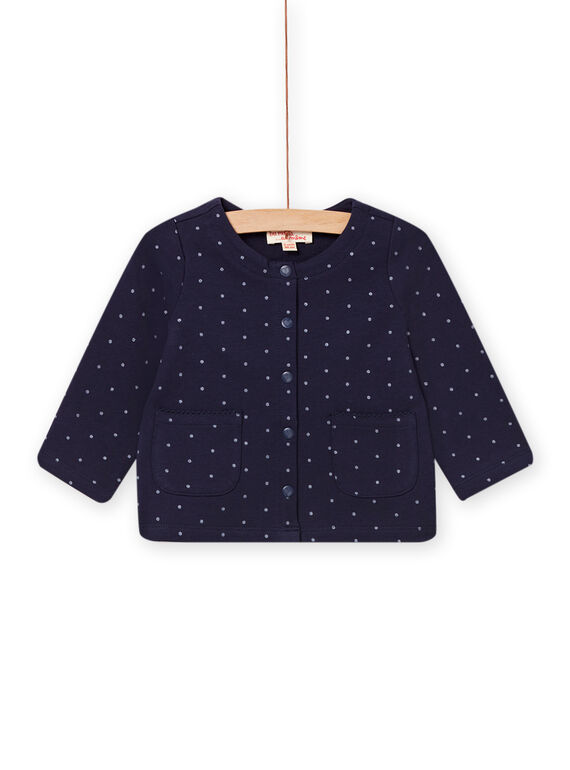 Cardigan navy neonata NIJOCAR3 / 22SG0963CAR070