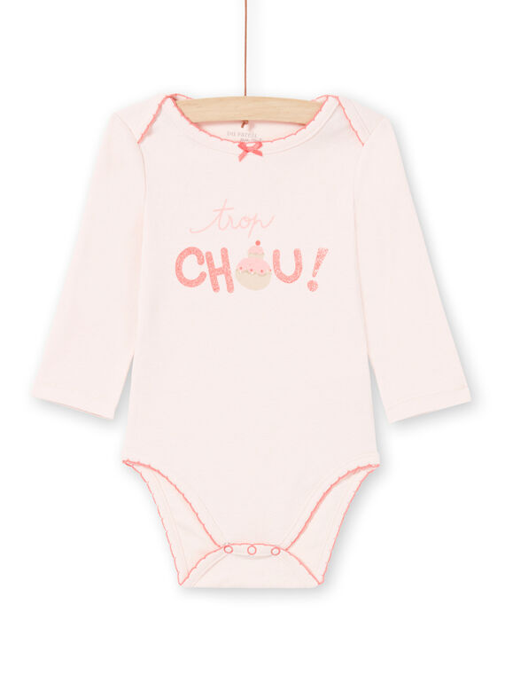 Body rosa chiaro neonata MEFIBODCHOU / 21WH13B1BDLD310
