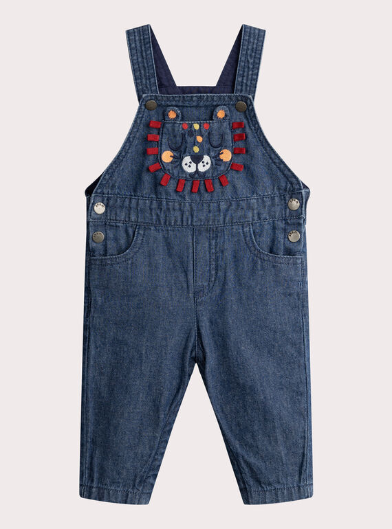 Salopette lunga in denim per neonato VUKOSAL / 24WG1031SALP274