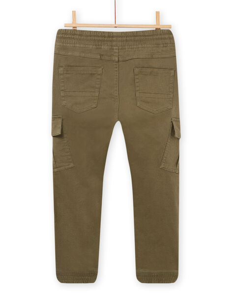 Pantaloni cargo kaki. POKAPAN / 22W902L1PAN628