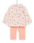 Camicia con stampa a fiori e leggings RISUNENS / 23SG09K1ENS301
