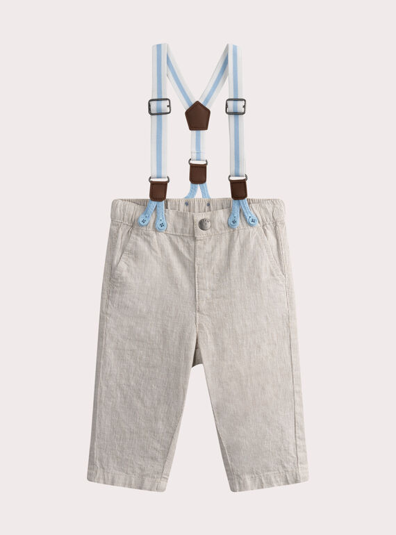 Brown PANTS WUMAPAN1 / 25SG1063PANI807