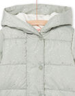 Piumino con cappuccio con stampa pois dorati PALONDOUN1 / 22W901F2D3E626