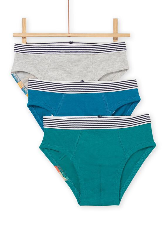 Set 3 slip con motivo PEGOSLIDINO / 22WH1241D5L608