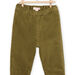 Pantaloni kaki in velluto a costine