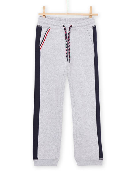 Pantaloni sportivi grigio melange e blu POJOJOB3 / 22W902D2JGBJ922