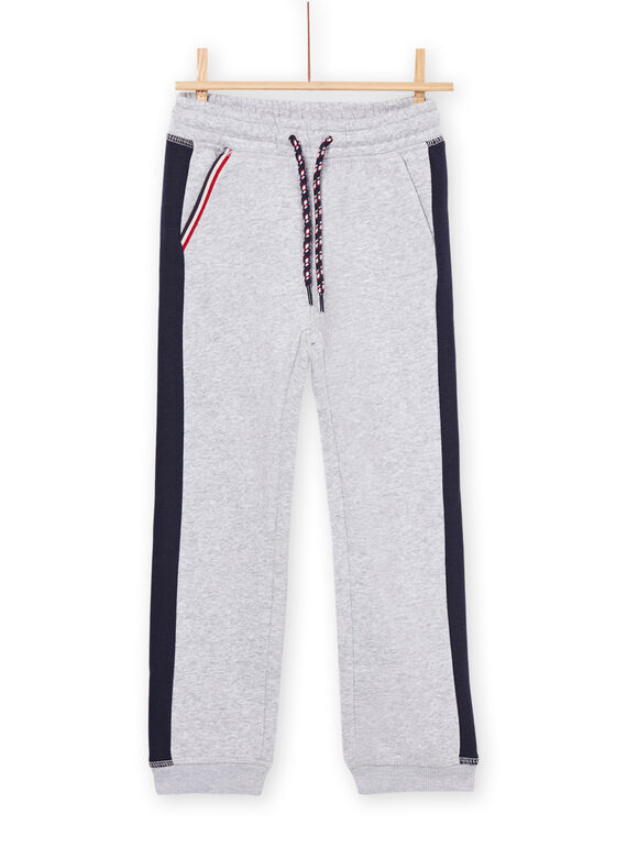 Pantaloni sportivi grigio melange e blu POJOJOB3 / 22W902D2JGBJ922