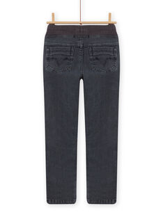 Jeans grigi foderati in pile bambino MOFUNJEAN / 21W902M1JEAK004