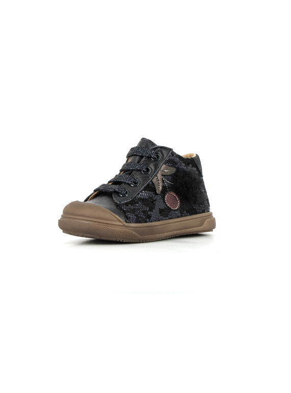Navy LACES SNEAKERS BOPY® PIBASFLEUR / 22XK3781D3Q070