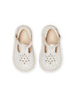 Scarpe baby dorate con stampa fantasia neonata NISALDORINE / 22KK3732D13954