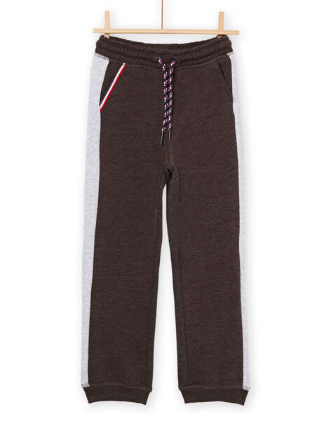 Pantaloni sportivi antracite e grigio melange POJOJOB2 / 22W902D4JGB944